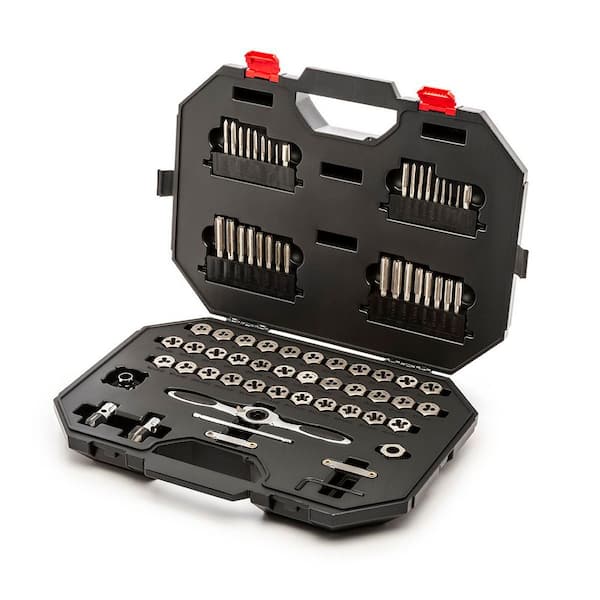 SAE/Metric Ratcheting Tap and Die Set (77-Piece)