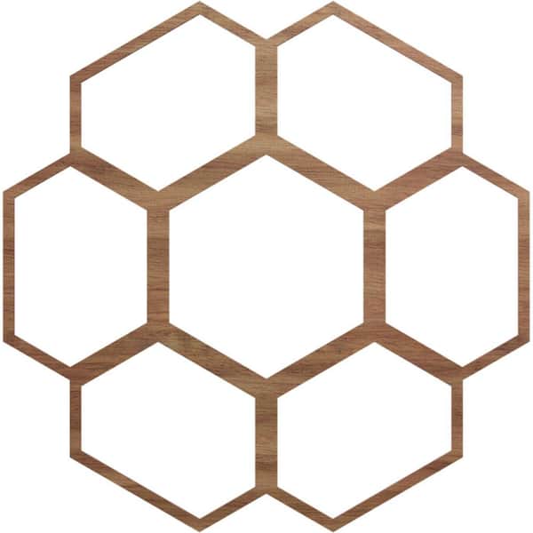 0.25 in. x 40 in. x 40 in. Wood Medallion Moulding