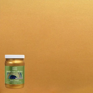 1 qt. Olympic Gold Water-Based Satin Metallic Interior Paint