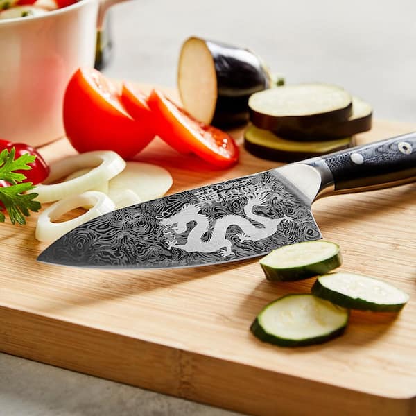 Cuisine::pro KIYOSHI 7-Piece Stainless Steel Knife Set with Kei