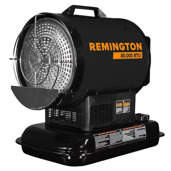 Remington 80,000 BTU Battery Operated Kerosene/Diesel Radiant Space Heater with Thermostat - Battery Not Included