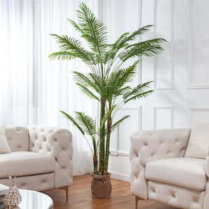 85 .04 in H Artificial Palm Plant in Planter (Set of 2)