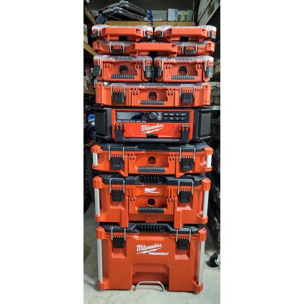Milwaukee PACKOUT 9.75 In. W x 4.50 In. H x 15.25 In. L Compact Small Parts  Organizer with 5 Bins - Gillman Home Center