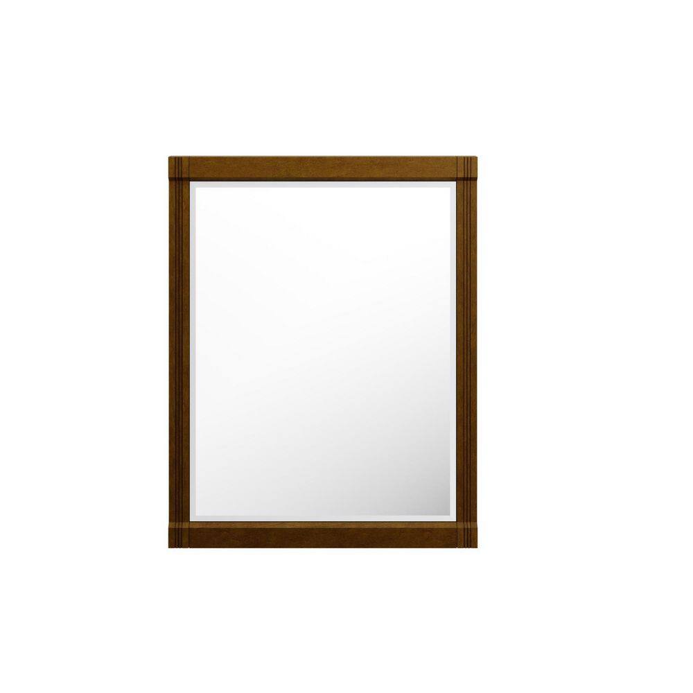 Bellshire 30.0 in. W x 38.0 in. H Framed Wall Bathroom Vanity Mirror in Honey Oak price history on PriceWatchPro