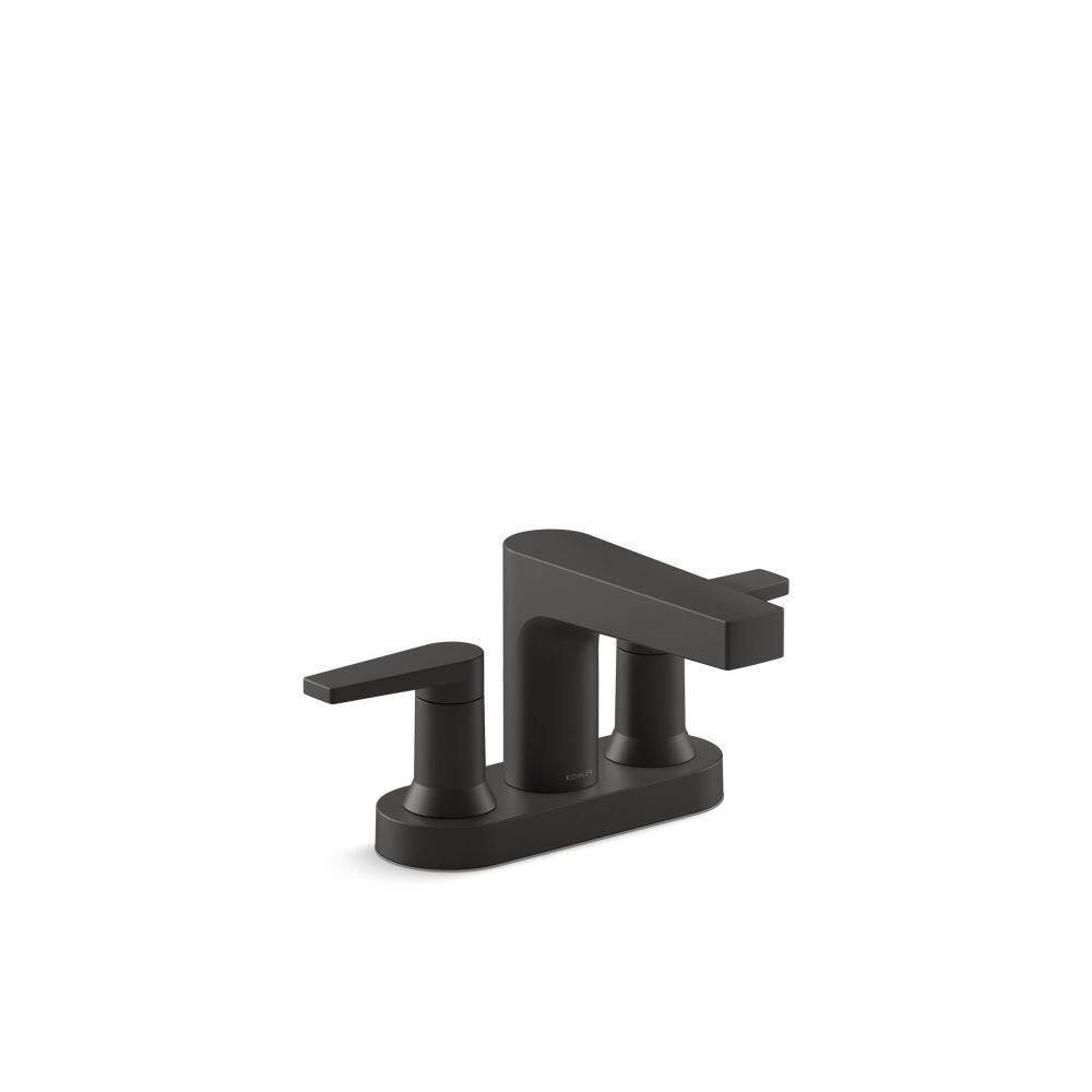 Taut 4 In. Centerset Double Handle Bathroom Sink Faucet In Matte Black price history on PriceWatchPro
