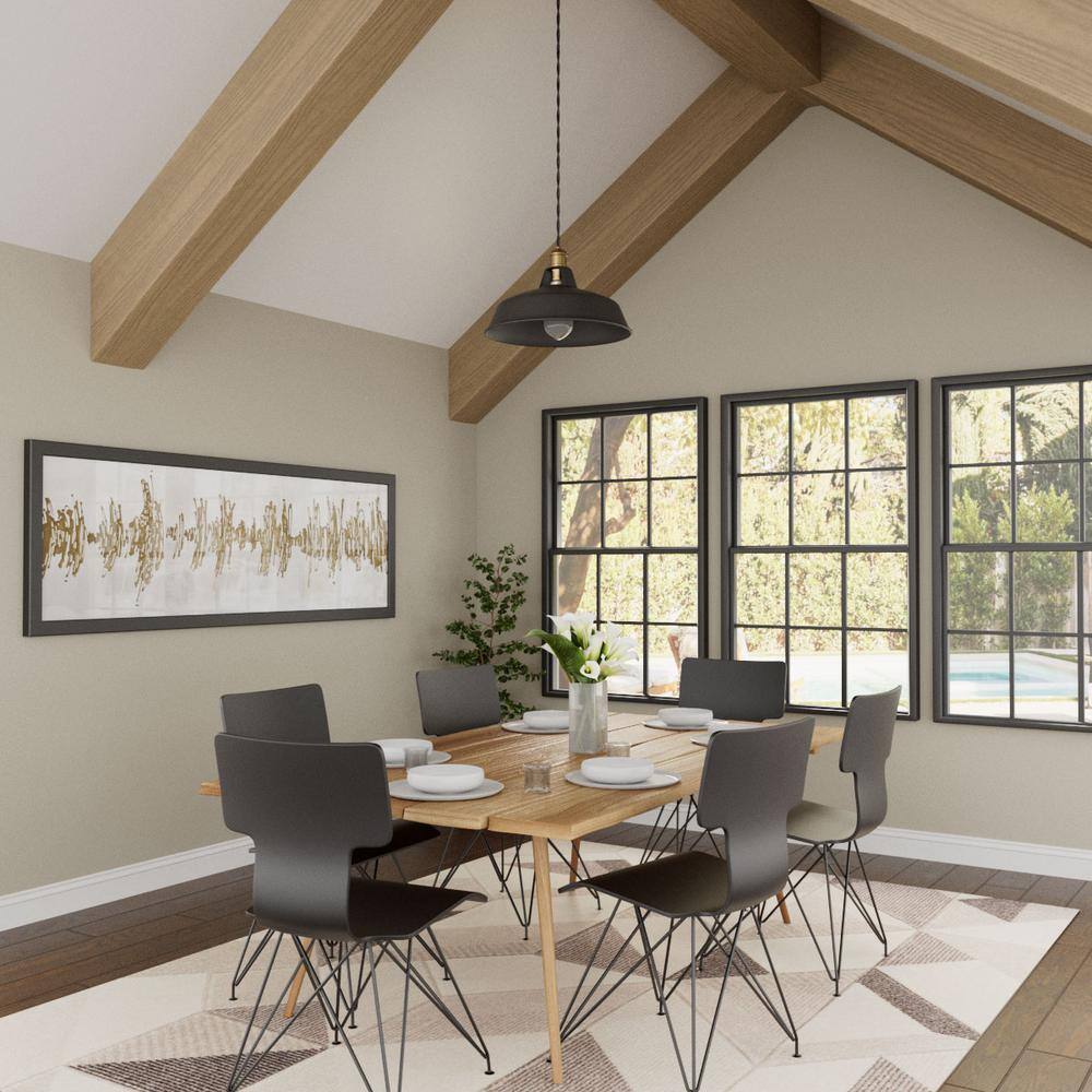 Natural White Oak Faux Wood Ceiling Beam, 120-inch