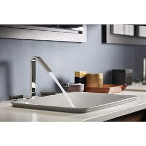 Loure 8 in. Widespread 2-Handle Water-Saving Bathroom Faucet in Polished Chrome
