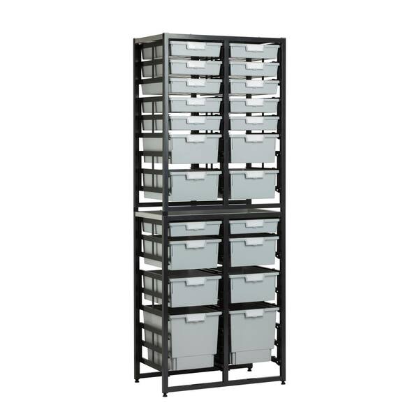 Quantum Storage Systems 12 Deep x 36 Wide x 75 High, Steel Open Hopper  Storage Unit