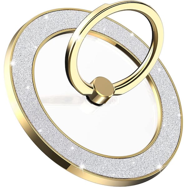 Yichuhaoxi Magnetic Phone Ring Holder, Magnetic Phone Grip Wireless Charging in Gold