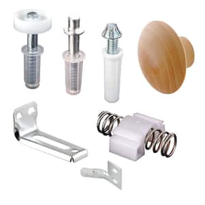Bi-Fold Door Repair Kit, For 7/8 in. Wide Track, Used with 3/8 in. Outside Diameter Pivots and Guides