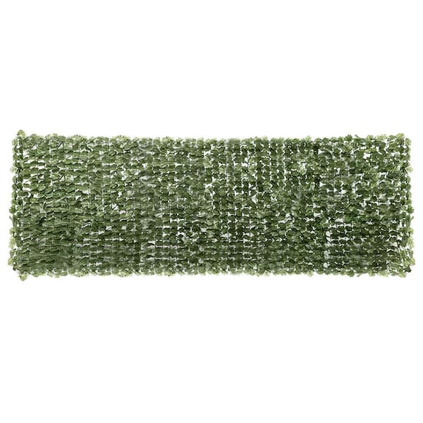 VINGLI 39 in. x 119 in. Artificial Hedges Faux Ivy Leaves Garden Fence Decorative Trellis Privacy Screen Mesh