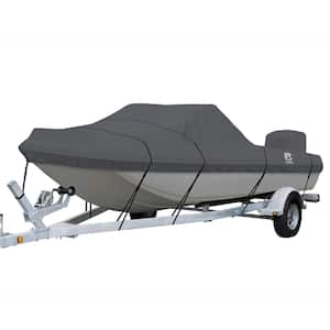 Model C6 16 ft. 6 in. to 17 ft. 6 in. L, Beam Width to 87 in. W StormPro Charcoal Tri-Hull Outboard Boat Cover Fits