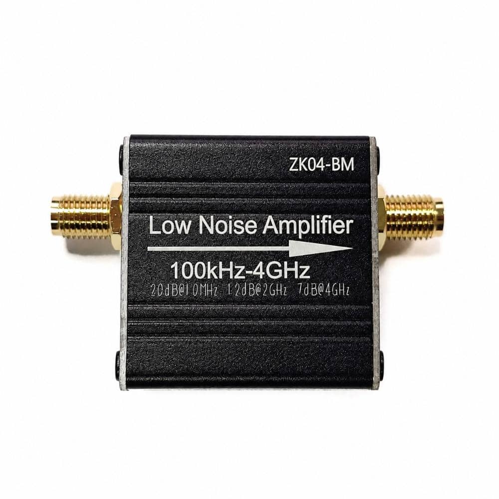 Low Noise RF Signal Amplifier 100k to 4GHz 20dB Gain Compact USB Interface Module for Spectrum Analyzer