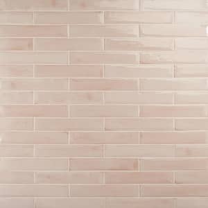 Tint Rosa 2.95 in. x 15.74 in. Polished Porcelain Wall Tile (14.2 sq. ft./Case)
