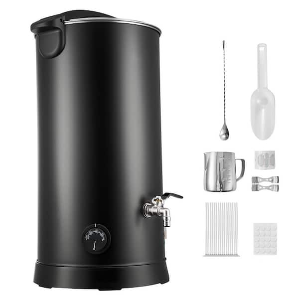 Wax Melter for Candle Making, 15.9 qt. Fast and Even Heating, with Easy Pour Spout and Temperature Control, Hourglass