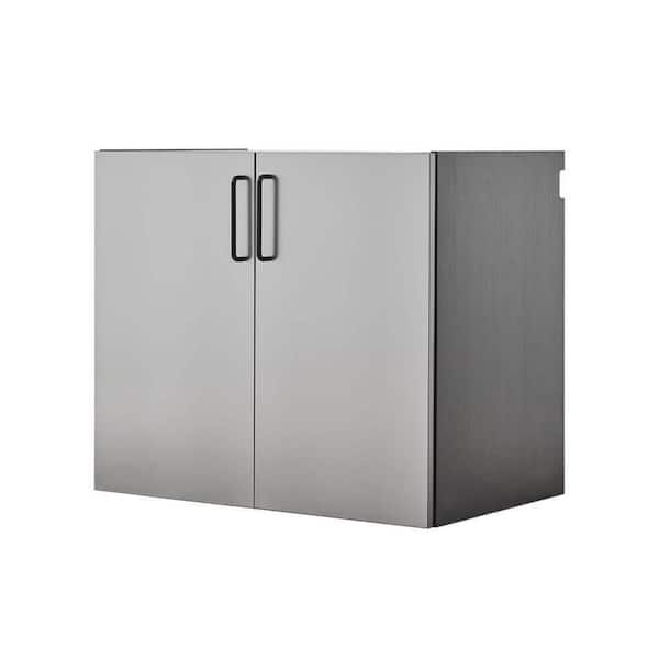 Asti Wood Wall Mounted Garage Cabinet in Gray (31.9 in. W x 27.5 in. H x 19.6 in. D)