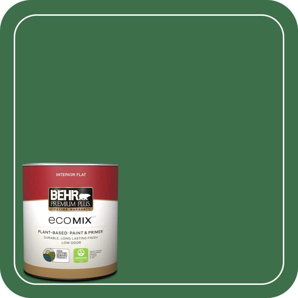 1 qt. #S-H-450 Parsley Sprig Flat EcoMix Plant-Based Interior Paint & Primer price history on PriceWatchPro