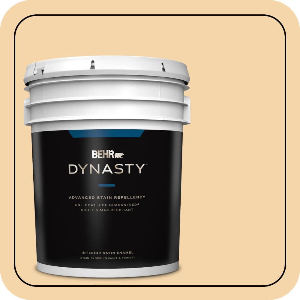5 gal. #PPU6-08 Pale Honey Satin Enamel Interior Stain-Blocking Paint & Primer price history on PriceWatchPro