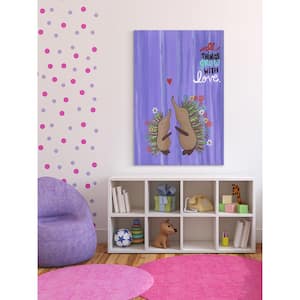 60 in. H x 40 in. W "Porcupine Love" by Melonie Madison Printed Canvas Wall Art