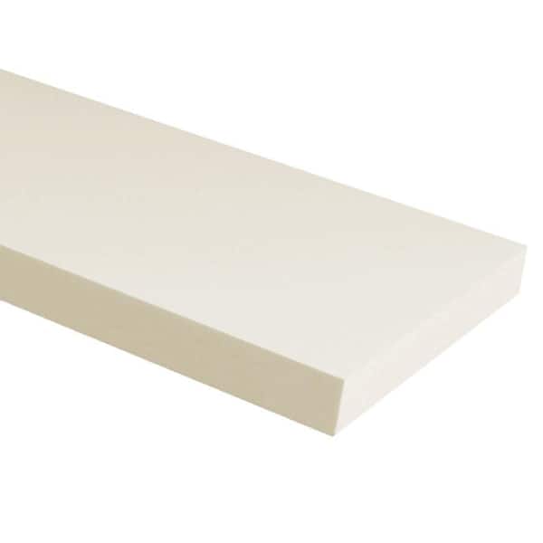 Veranda 3/4 in. x 5-1/2 in. x 8 ft. White PVC Trim