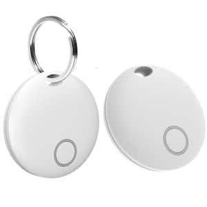 Air Tags GPS Tracker-Key Finder Bluetooth Luggage with Keychain, Works w/ Apple (iOS Only), IP67 Waterproof 2-Pack