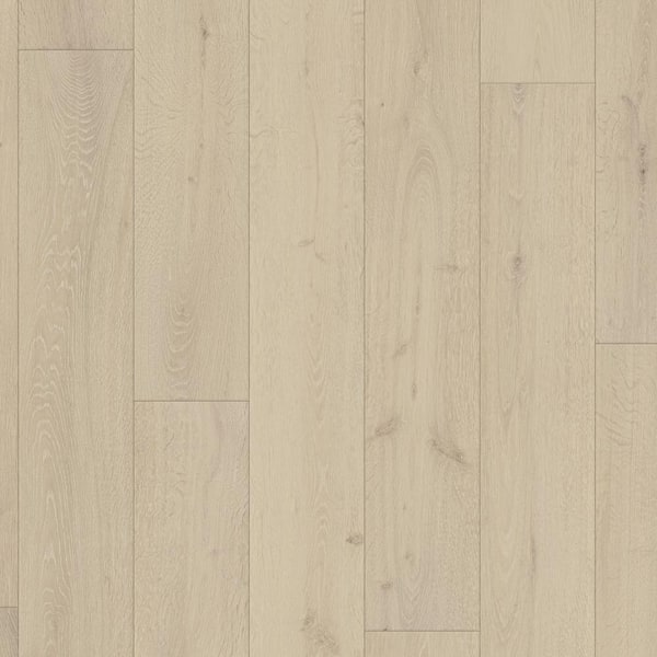 ASPEN FLOORING Parchment 30 MIL x 9.45 in. W x 74.4 in. L Click Lock Waterproof Luxury Vinyl Plank Flooring (24.41 sq. ft./case)