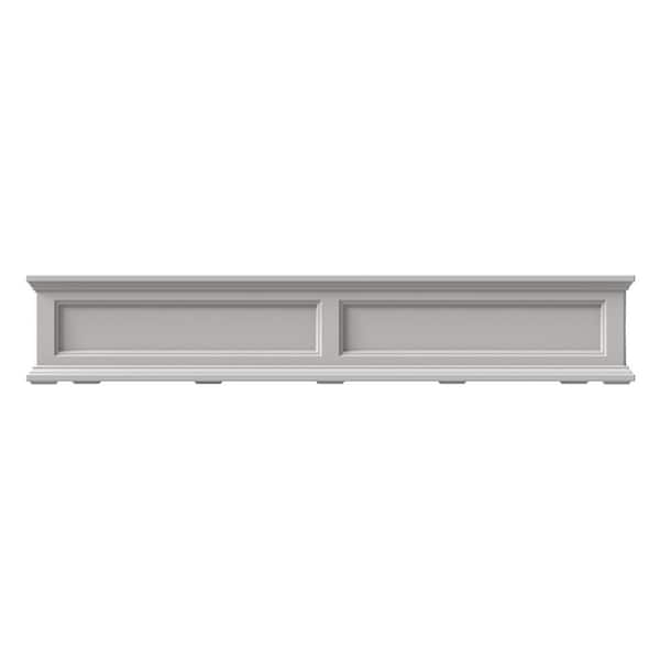 Mayne - Fairfield 60 in. x 11 in. Self-Watering White Polyethylene Window Box