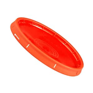 5 gal. Orange Paint Bucket Lid