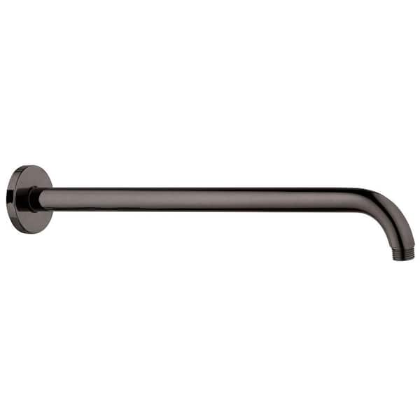 GROHE Rainshower 15 in. Shower Arm, Hard Graphite