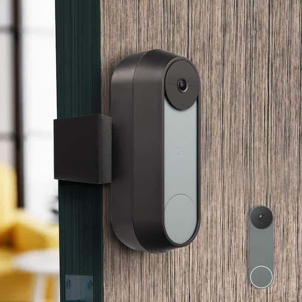 Wasserstein Anti-Theft Mount Compatible with Google Nest Doorbell - Made for Google Nest Doorbell (Black)