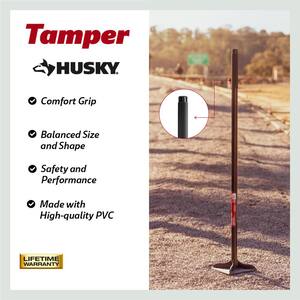 51 in. Steel Handle 8 in. x 8 in. Tamper