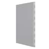 Trusscore 1/2 in. x 16 in. x 8 ft. Gray Wall&CeilingBoard (8 per Box ...