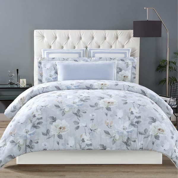 Christian Siriano Soft Floral King Comforter with 2-Shams