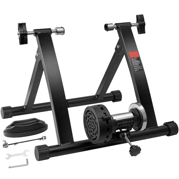 SKYSHALO Bike Trainer Stand, Magnetic Stationary Bike Stand for 26 in. to 29 in. Wheels, Noise Reduction Flywheel Motor, Protable
