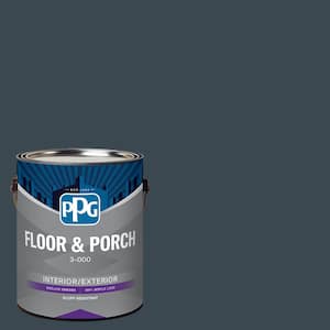 1 gal. PPG1038-7 Midnight Hour Satin Interior/Exterior Floor and Porch Paint