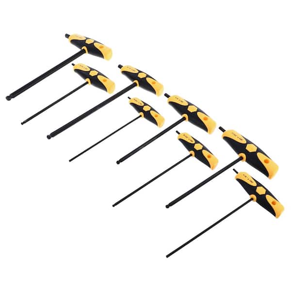 SoftGrip Hex Key SAE T-Handle Set (8-Piece)