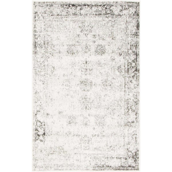 Unique Loom Sofia Casino Gray 3' 3 x 5' 3 Area Rug