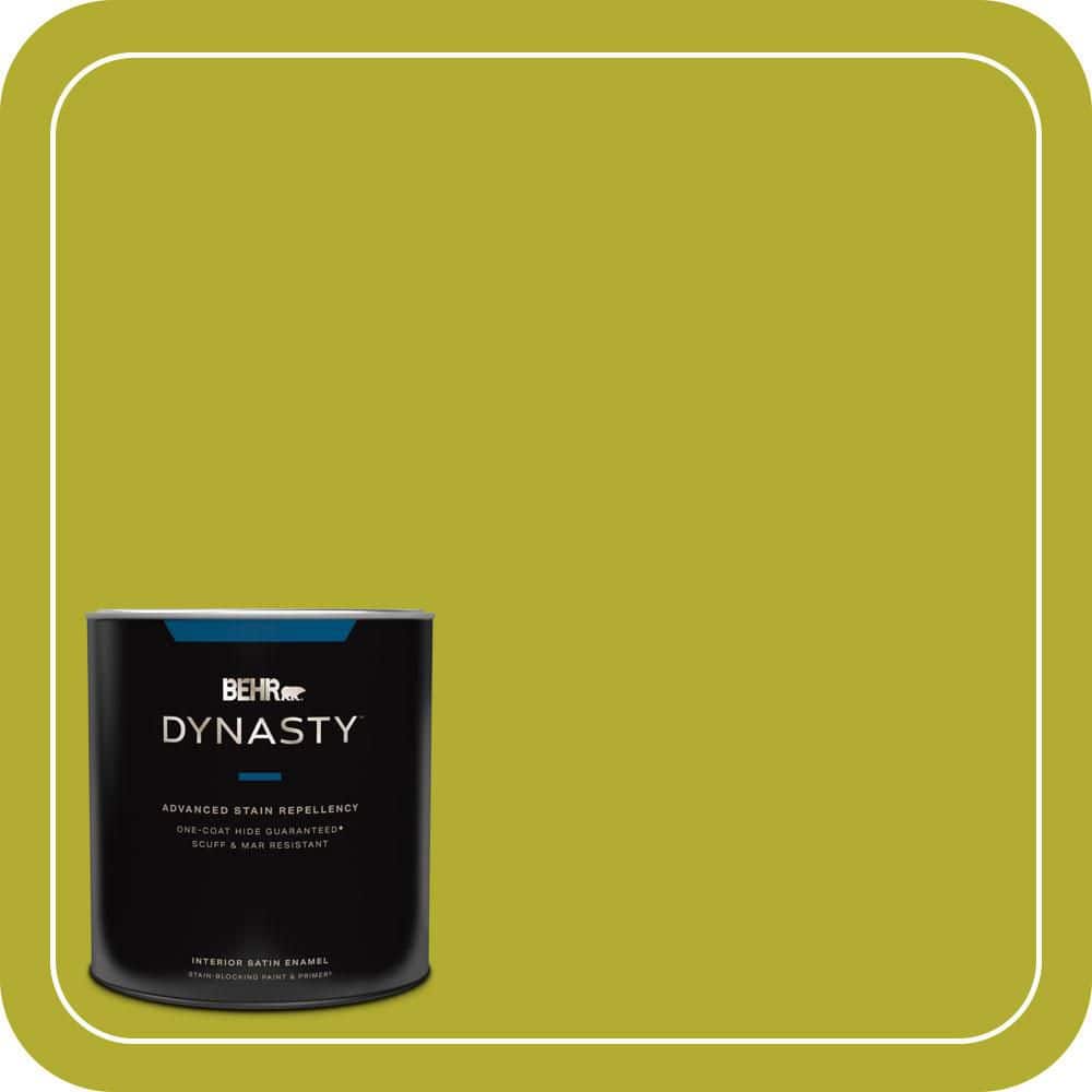 1 qt. #P340-6 Green Neon Satin Enamel Interior Stain-Blocking Paint & Primer price history on PriceWatchPro