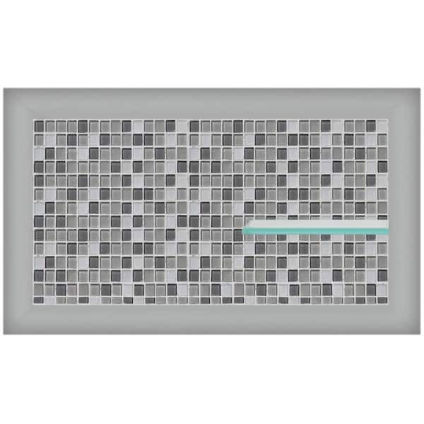Del Mar 24 in. x 4 in. x 12 in. Shower Niche in Portland Cement