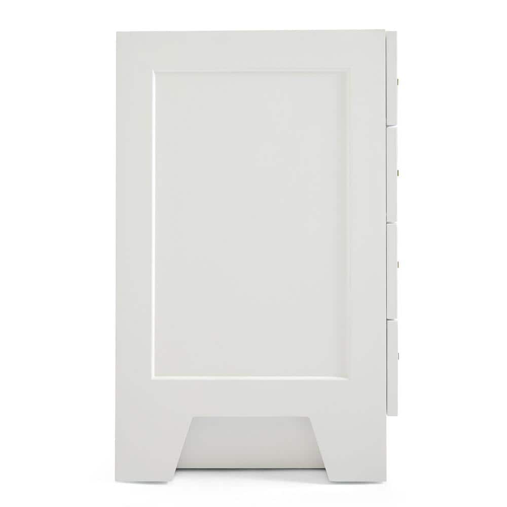 Taylor 48'' White Hardwood Single Bathroom Vanity