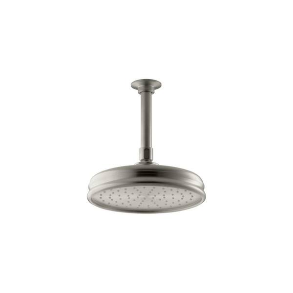 KOHLER 1Spray Patterns 8 in. Ceiling Mount Rain Fixed Shower Head in