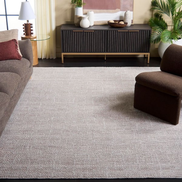 Palmer 9 ft. x 12 ft. Beige/Ivory Geometric Area Rug
