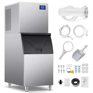 24 in. Stainless Steel Indoor/Outdoor Freestanding Ice Storage with Smart and Clear Control Panel and 350 lbs. Storage