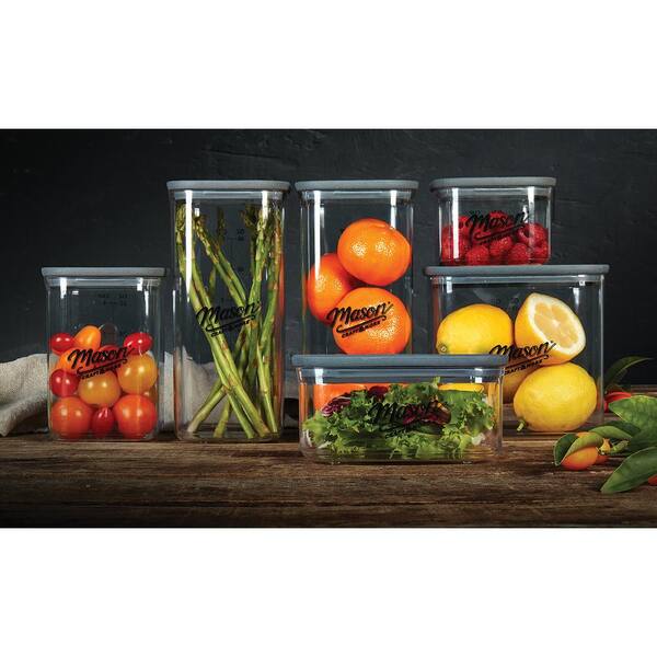 Storage Container - Clear (4 piece Set) for Kitchen and Craft Projects