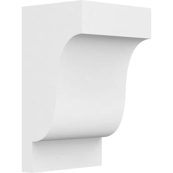 Ekena Millwork 7 in. x 12 in. x 6 in. Standard Newport Architectural Grade PVC Corbel