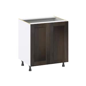 Georgetown 30 in. W x 24 in. D x 34.5 in. H Assembled Base Kitchen Cabinet in Chestnut with 3-Inner Drawers