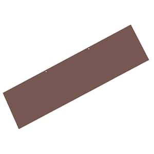 Classic Series BR-1 43.1875 in. x 12 in. x .1046 in. Brick Red Powder Coated Steel Extension for Cellar Door