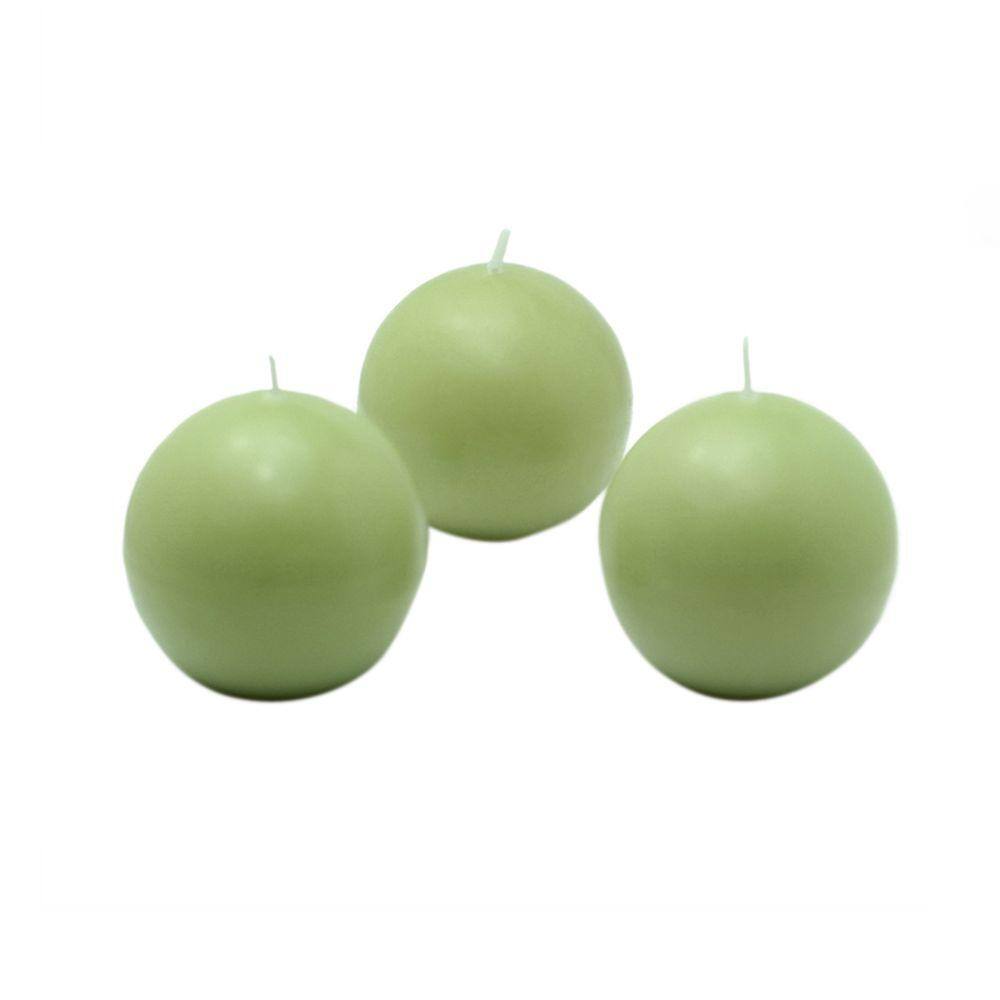 UPC 685024158670 product image for Zest Candle 2 in. Sage Green Ball Candles (12-Box) | upcitemdb.com