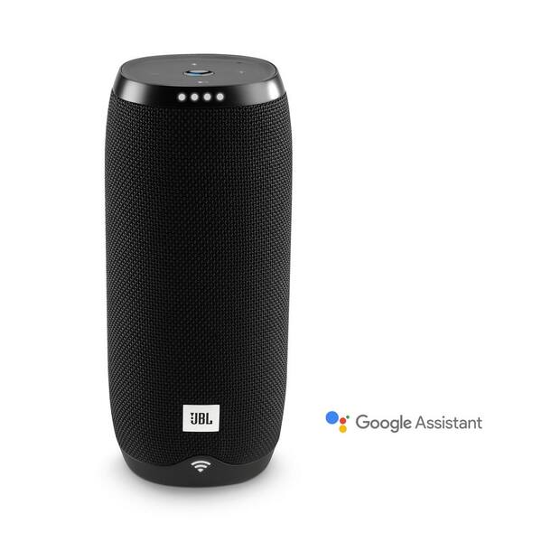 Harman JBLLINK20BLKUS Bluetooth Portable Speaker with Google Assistant Black 