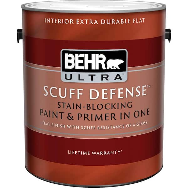 BEHR ULTRA 1 Gal. Deep Base Extra Durable Flat Interior Paint And ...